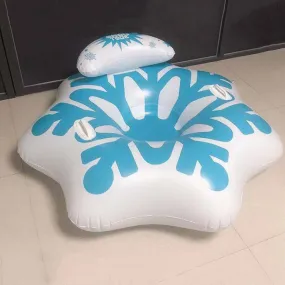 120cm PVC Snow Sled - Durable, Cold-Resistant, Snow-Proof for Adults