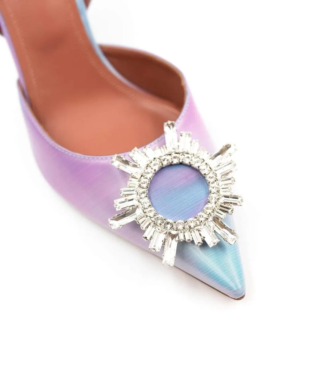 Amina muaddi perspex heels ALC0048