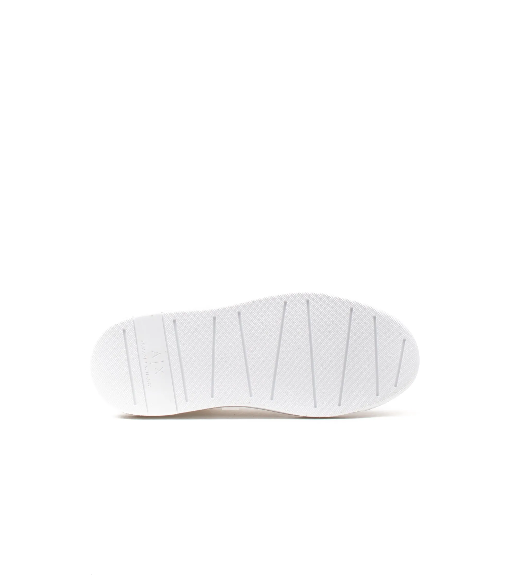 Armani X Man Leather Sneaker Bainco Uomo