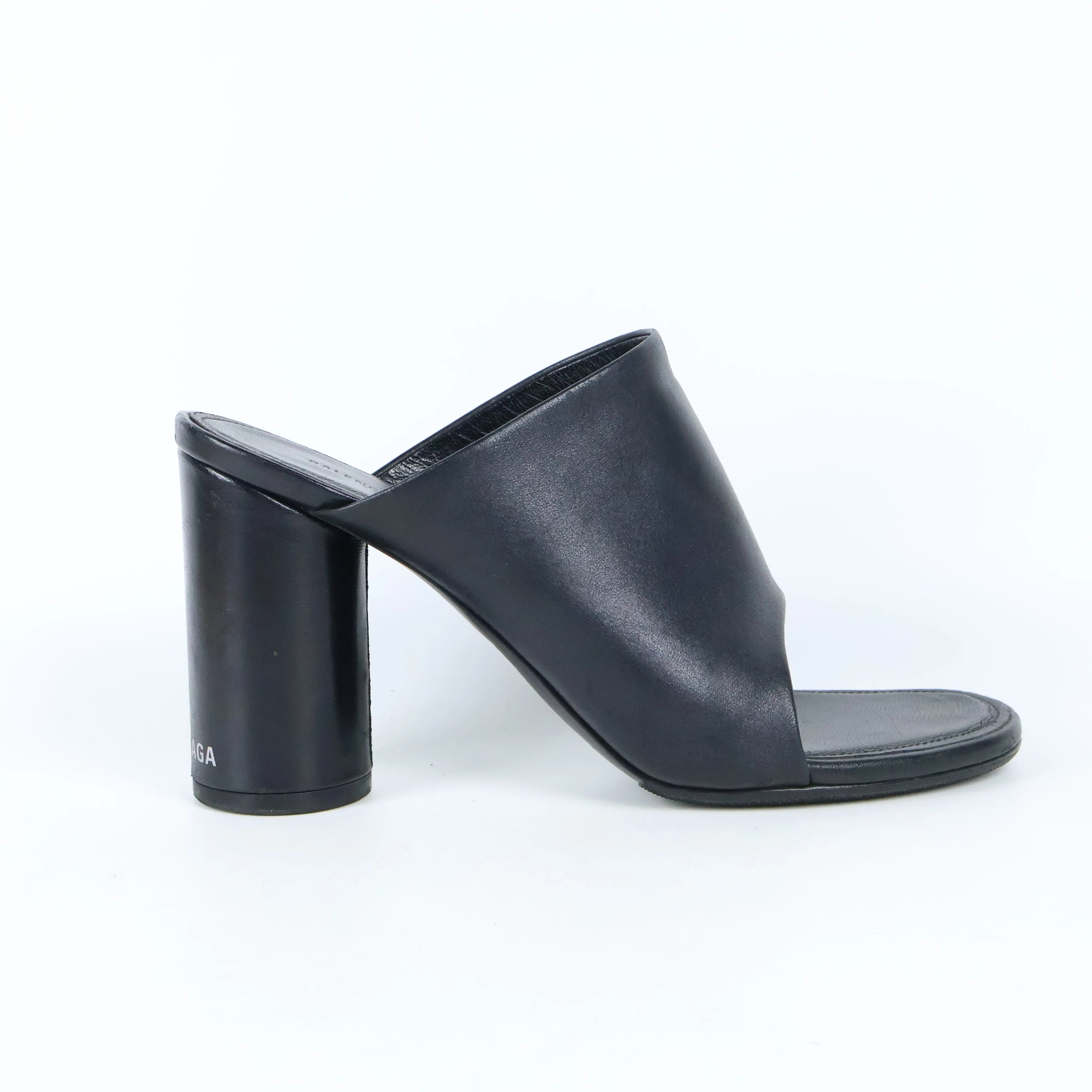 Balenciaga Heels Black Leather 37