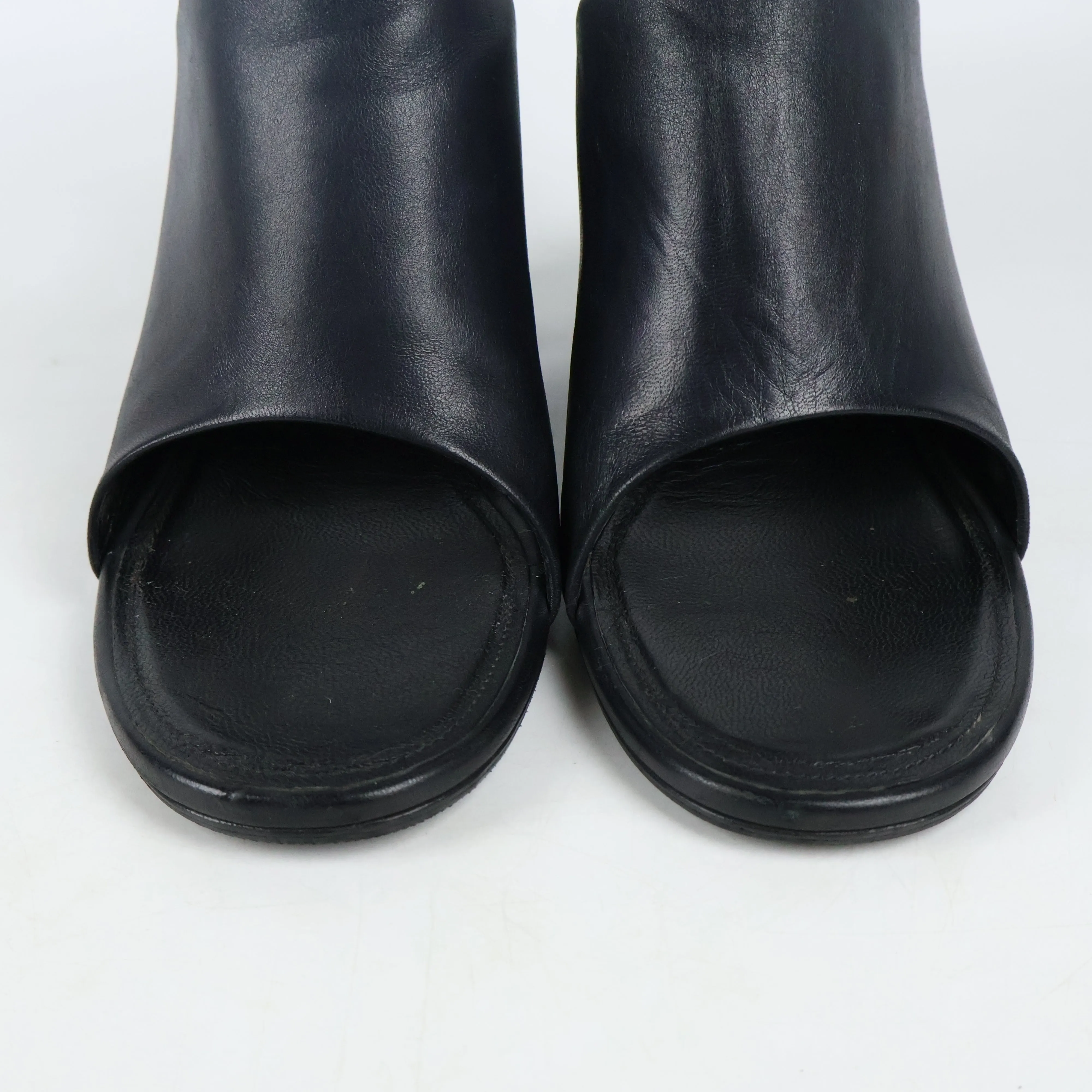 Balenciaga Heels Black Leather 37