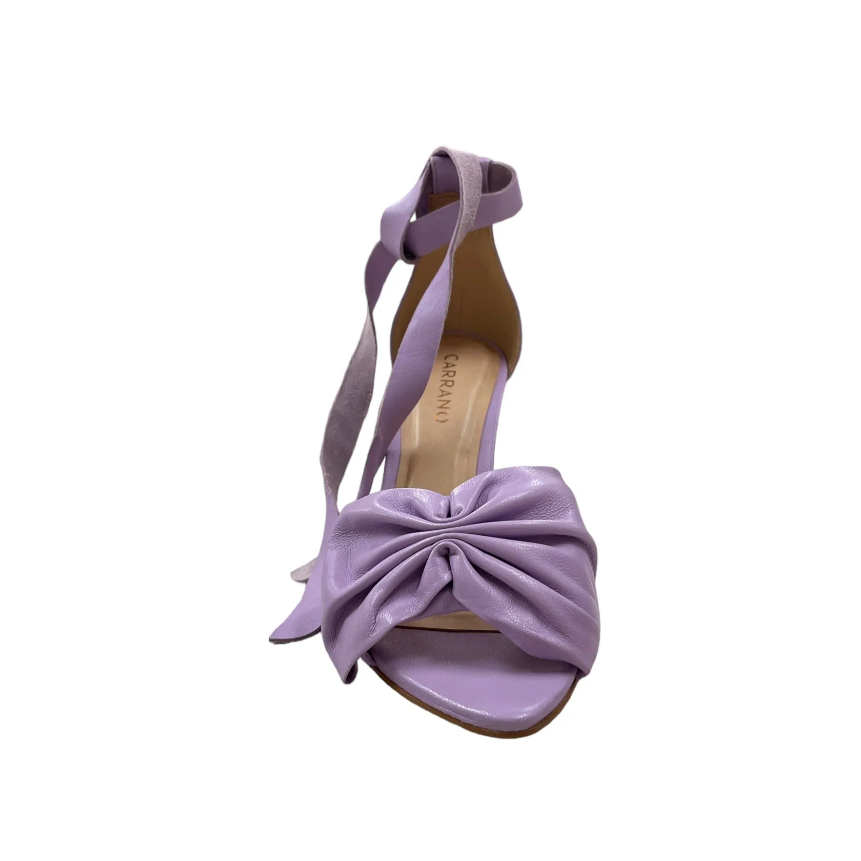 Bowie Lilac Leather Heels