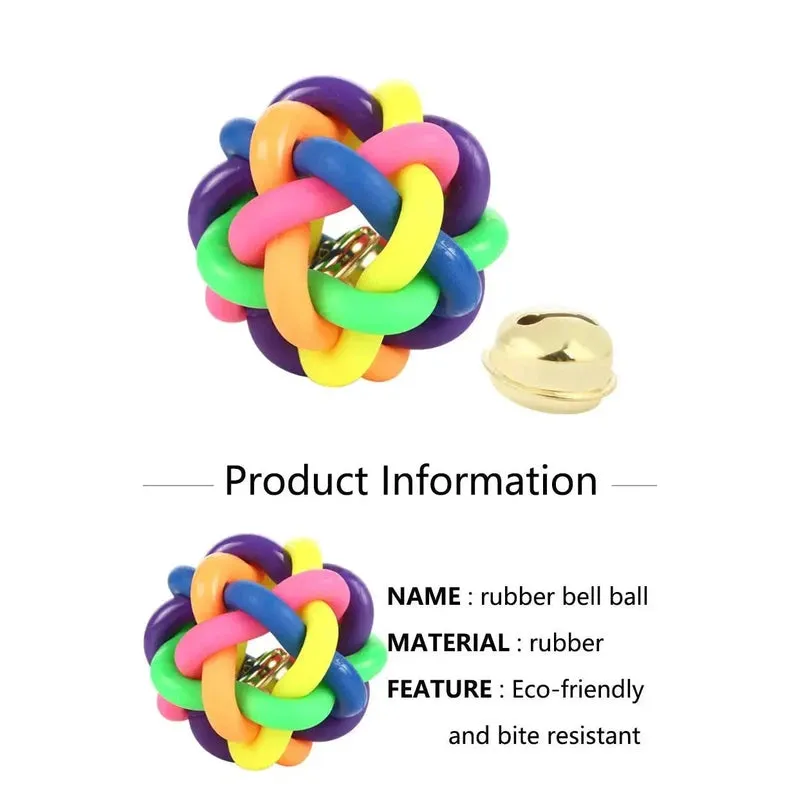 Colorful Rubber Training Chew Ball for Puppies
