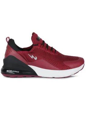 DRAGON Burgundy Men's Running Shoes