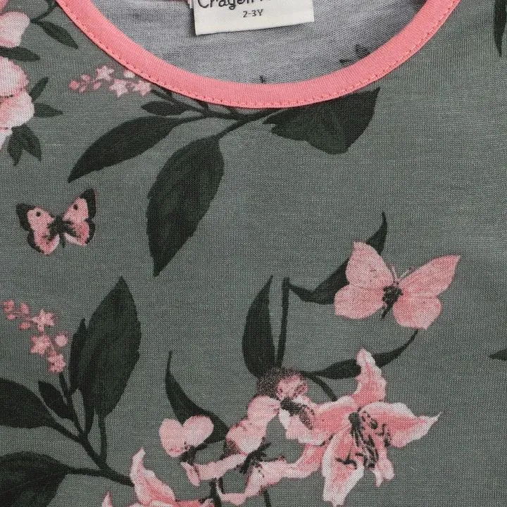 Floral Printed Top - Green