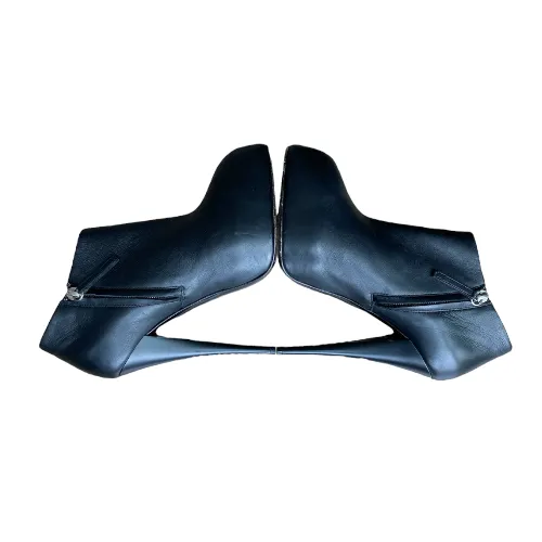 GIUSEPPE ZANOTTI Black Leather Pointed Toe Platform Ankle Boots, Size 37