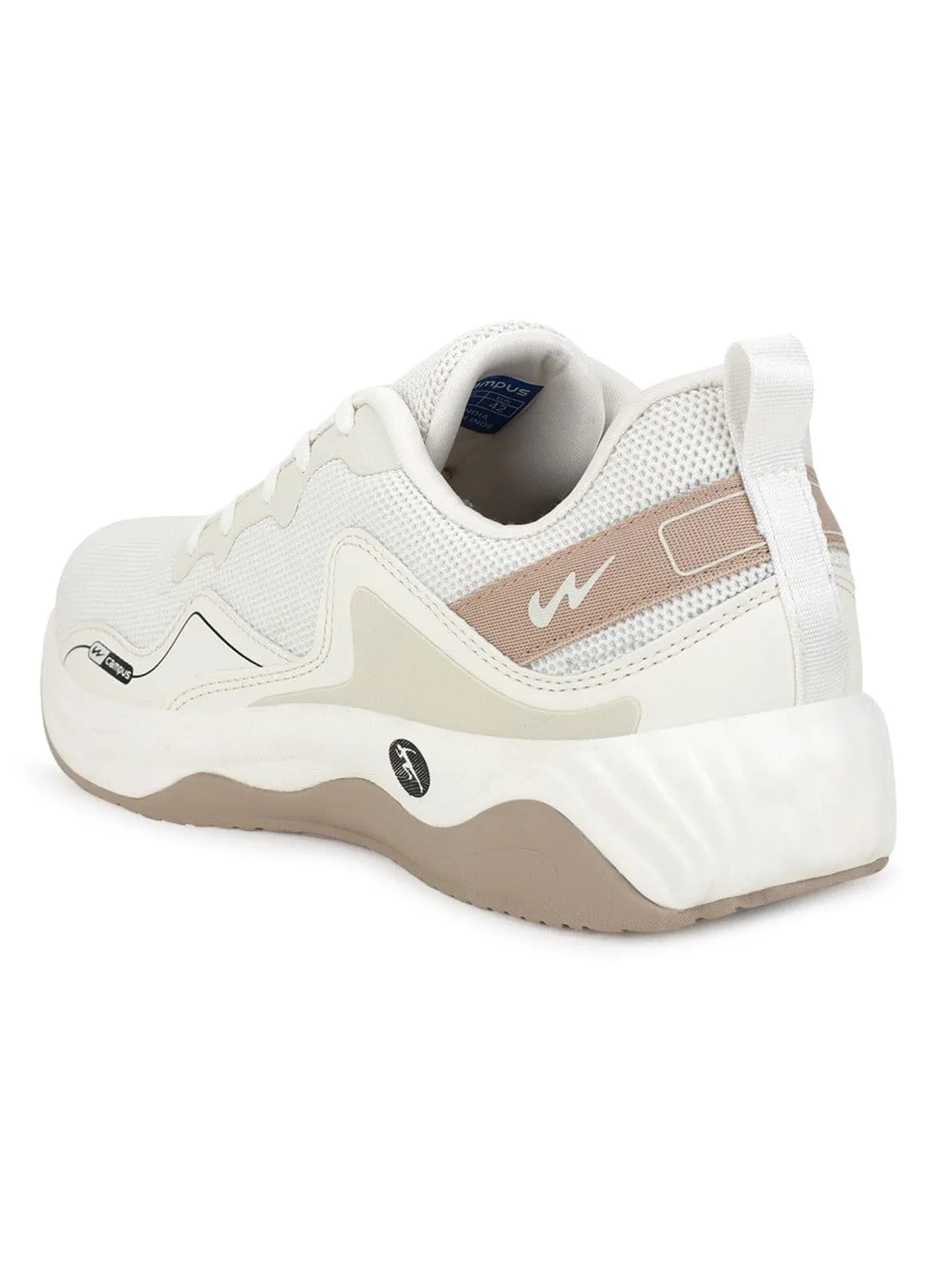 HASHBRO Off White Men's Running Shoes
