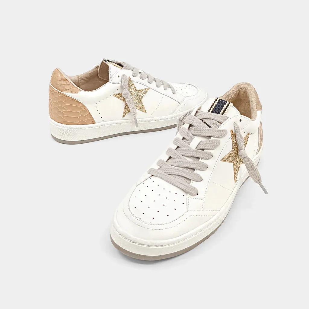Paz Sneakers by Shu Shop - Taupe Snake - FINAL SALE