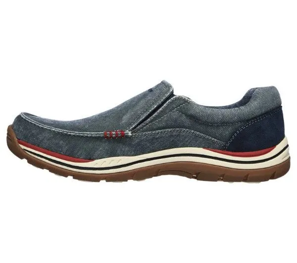 SKECHERS MEN RELAXED FIT: EXPECTED - AVILLO-64109 Navy